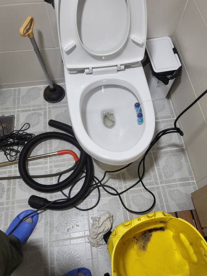 군산시 신풍동 싱크대막힘 시공 현장 3